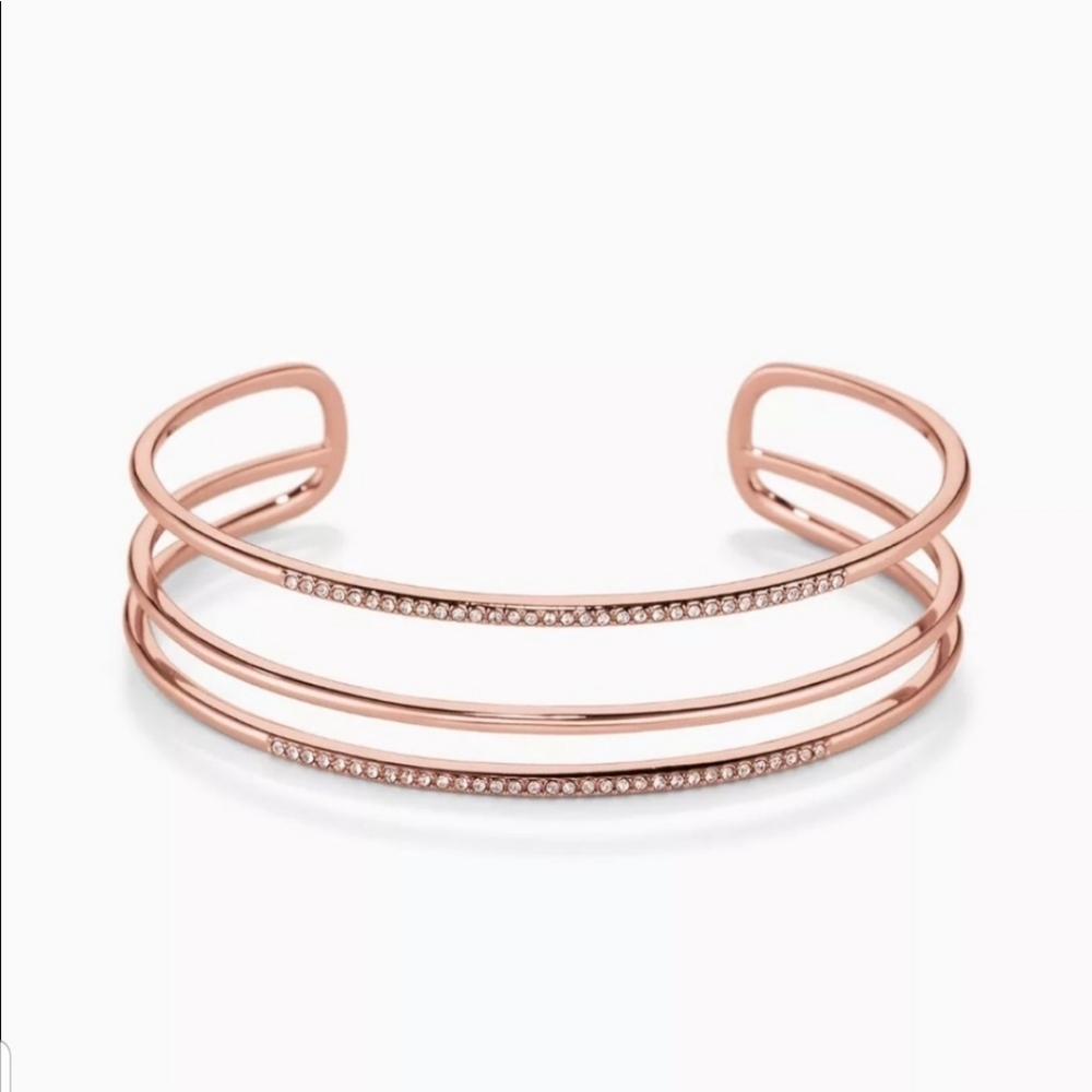 Stella & Dot Open Bar Pave Bracelet